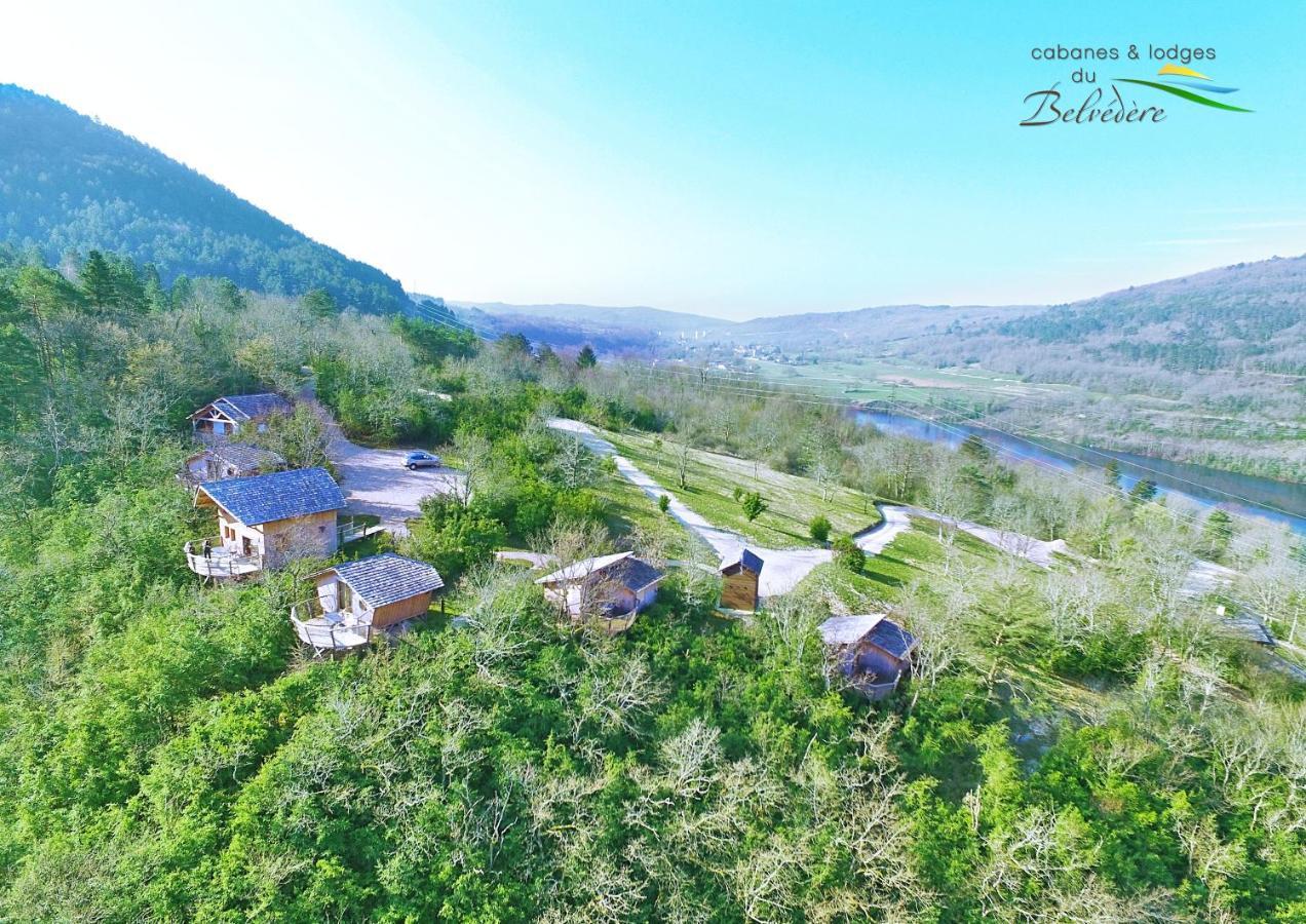 Cabanes Et Lodges Du Belvedere Serrieres-sur-Ain Ngoại thất bức ảnh